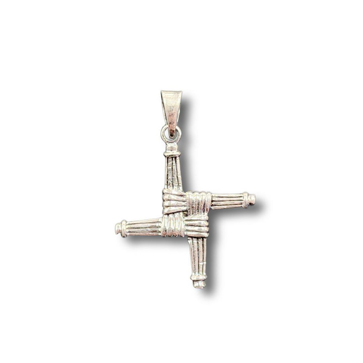 St Brigid Cross Pendant Coloured